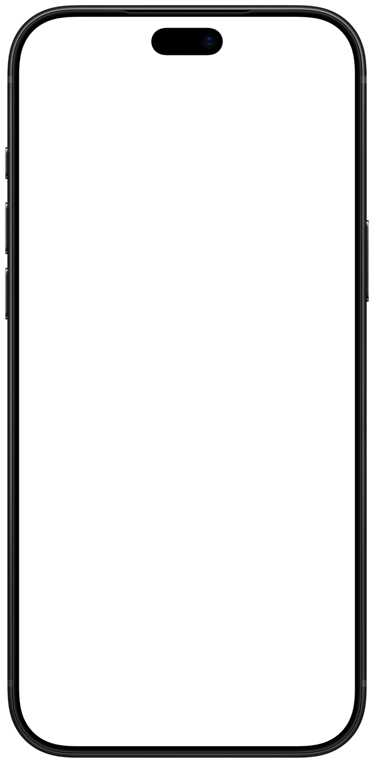 Front view of Apple iPhone 18 Pro Max in Black, with its genuine Dynamic Island